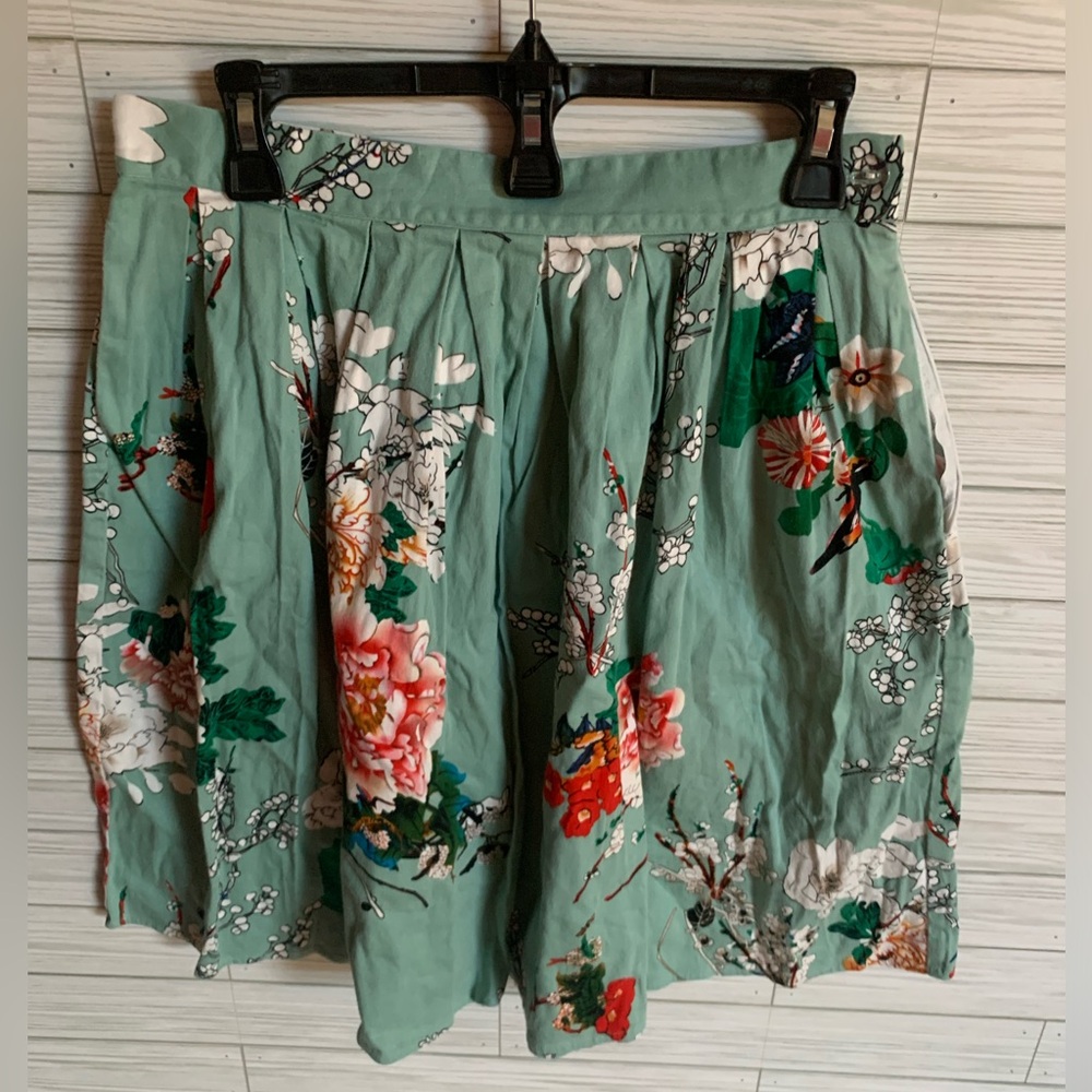 Grace Karin Floral Green Women’s Skirt